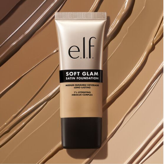 E.L.F. SOFT GLAM SATIN FOUNDATION (BASE DE MAQUILLAJE SATINADA DE LARGA DURACIÓN)